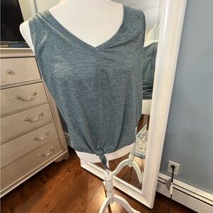 lululemon athletica V-Neck Knot-Front Tank Top - Gray